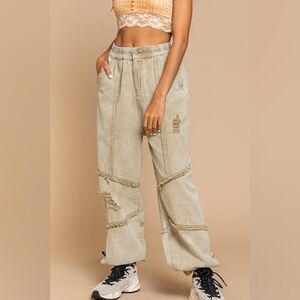 POL Raw Edge Jogger Pant